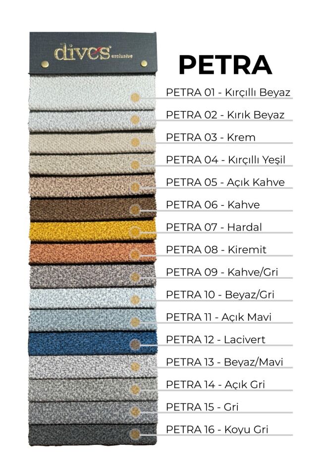 Petra Serisi 1.Kalite Silinebilir Döşemelik Kumaş- Petra