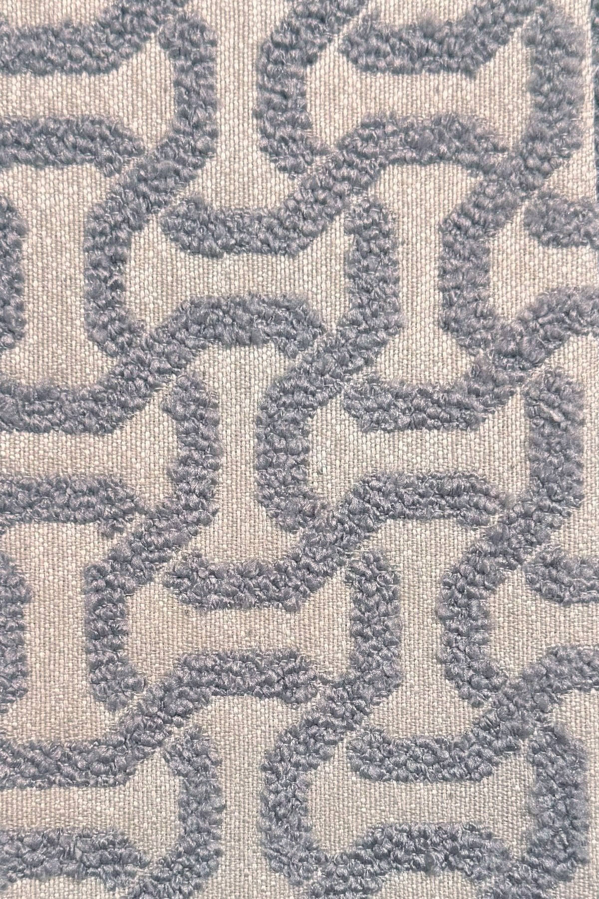 Afrodit - Hera Serisi Premium 1.Kalite Silinebilir Döşemelik Dokuma Kumaş Gri Krem