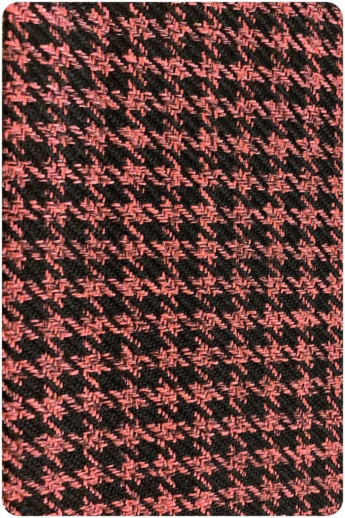 Begonvil Keten Serisi Premium 1. Kalite Döşemelik Kumaş 9) Palmiye Gül Kurusu-Siyah