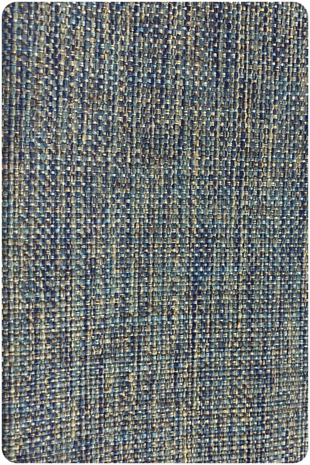 Begonvil Keten Serisi Premium 1. Kalite Döşemelik Kumaş 15) Kırçıllı Mavi