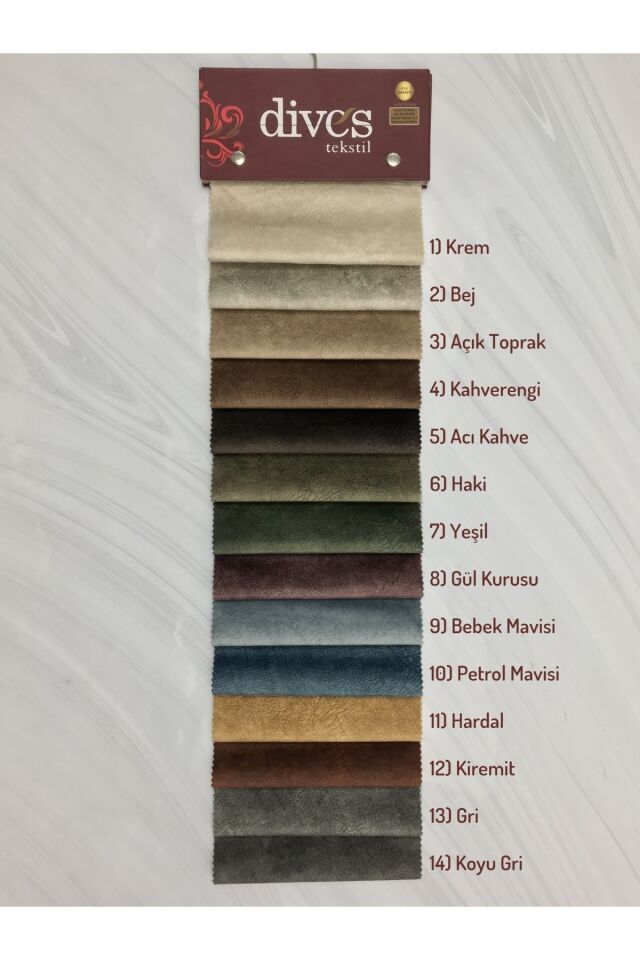 Dallas Serisi Premium 1. Kalite Döşemelik Kumaş 12) Kiremit