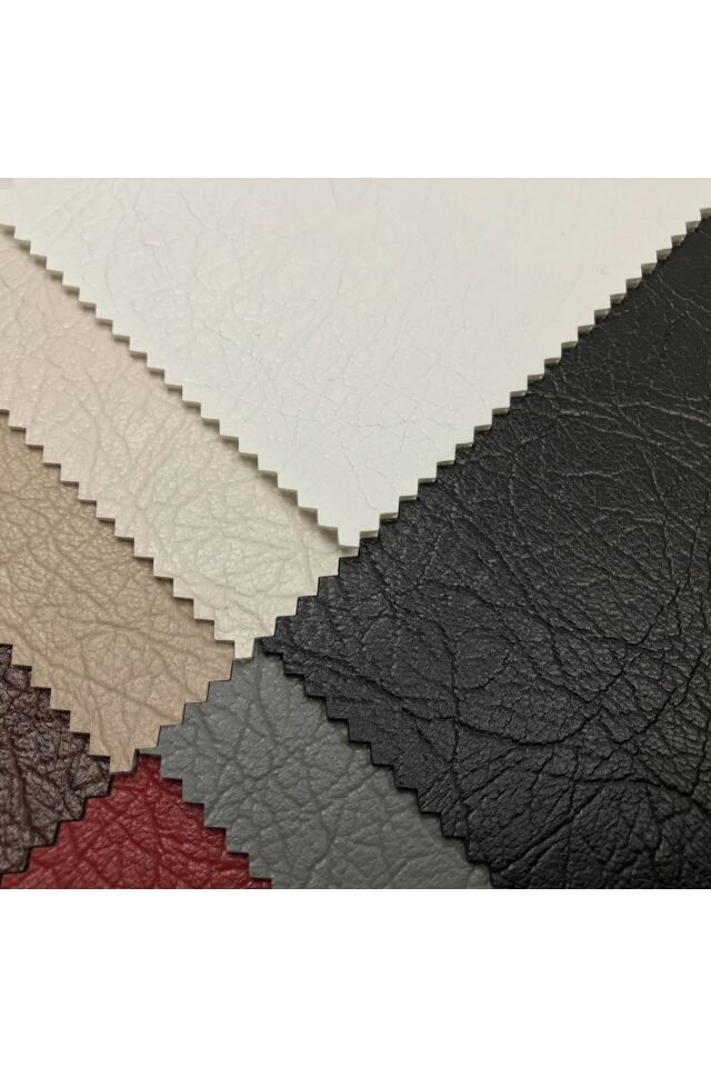 Lincoln Serisi Premium 1. Kalite Döşemelik Suni Deri 2) Kırık Beyaz