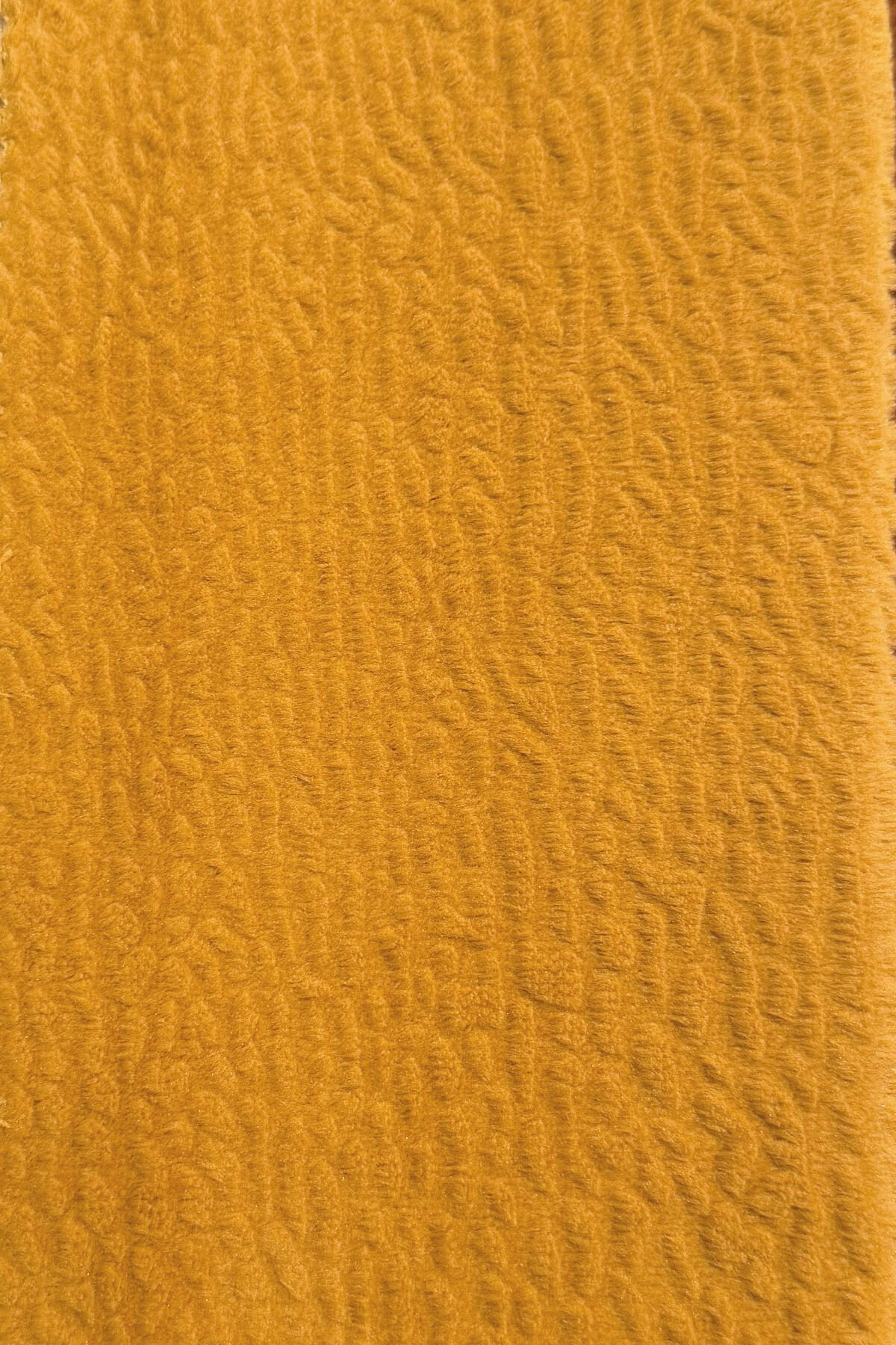 Snow Serisi Premium Kalite Silinebilir Döşemelik Kumaş Hardal