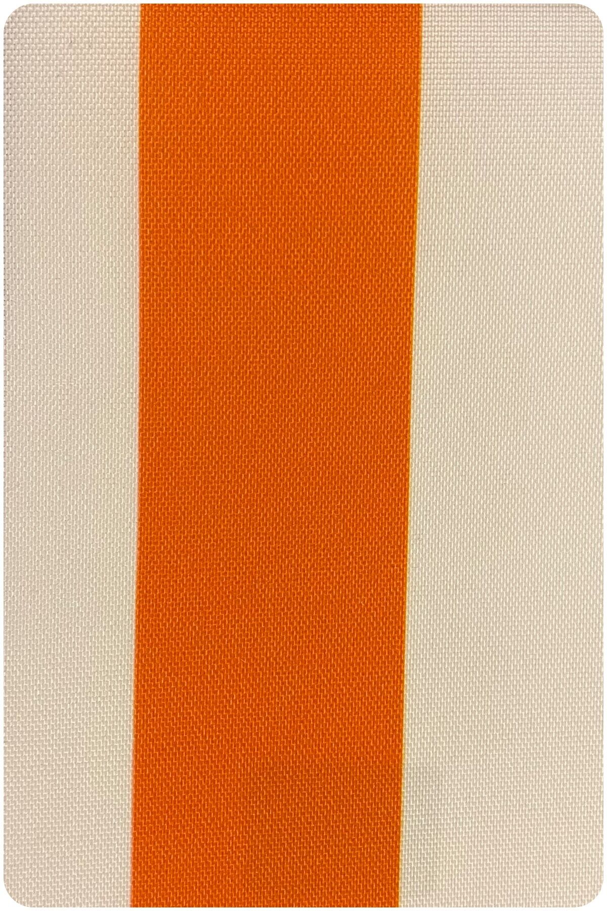 Yakamoz Bahçe Serisi Premium 1. Kalite Döşemelik Dış Mekan Kumaş 22) Turuncu-Beyaz