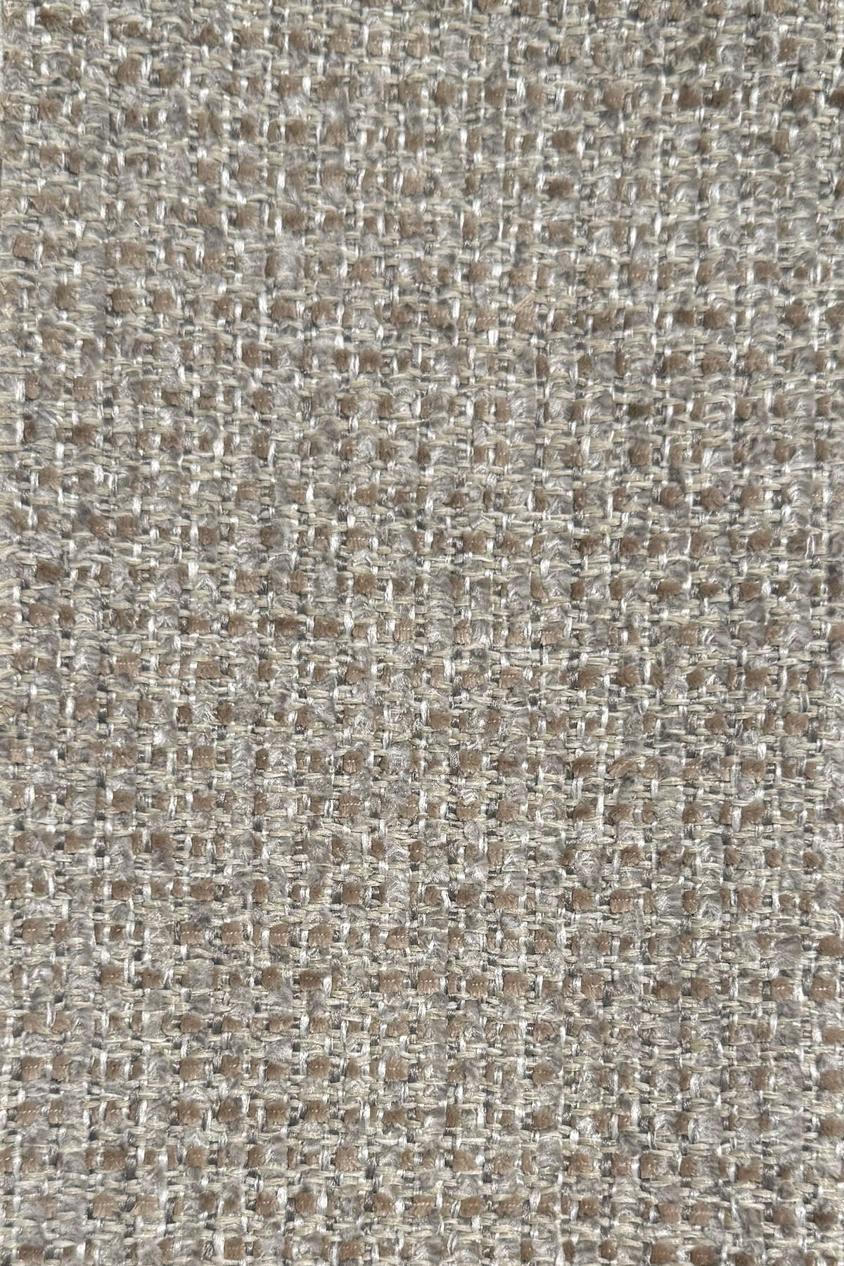 Side Serisi Premium 1.Kalite Silinebilir Döşemelik Dokuma Kumaş Kahve Gri