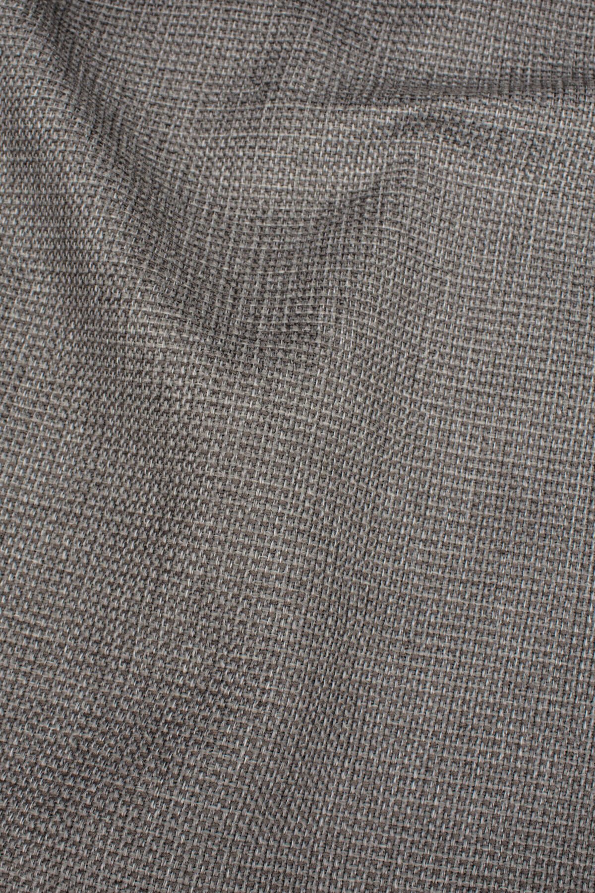 Apollon Ve Zeus Exclusıve Serisi Polarlı Dokuma Keten Ve Nubuk Döşemelik Kumaş Koyu Gri