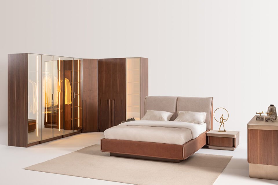 Eva Yatak Odası (6 Kapaklı Standart Dolap)