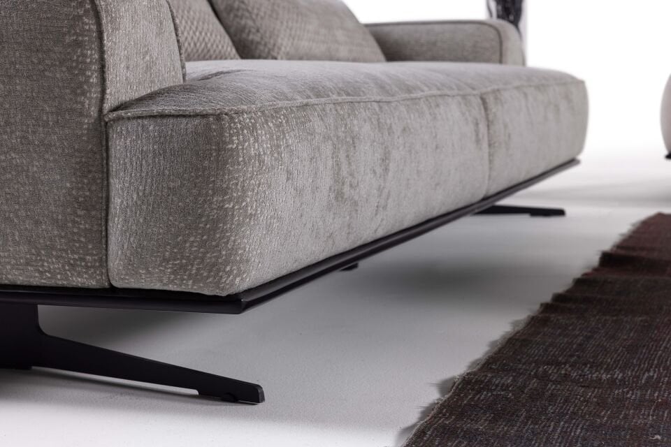 Neon Köşe Takımı Gri 3'lü Koltuk