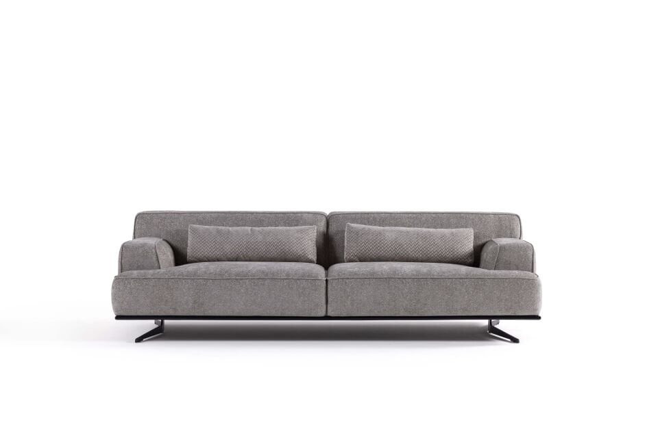 Neon Köşe Takımı Gri 3'lü Koltuk