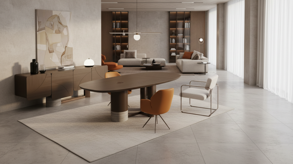 Volo Walnut Yemek Odası