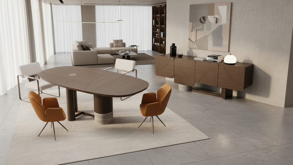 Volo Walnut Yemek Odası