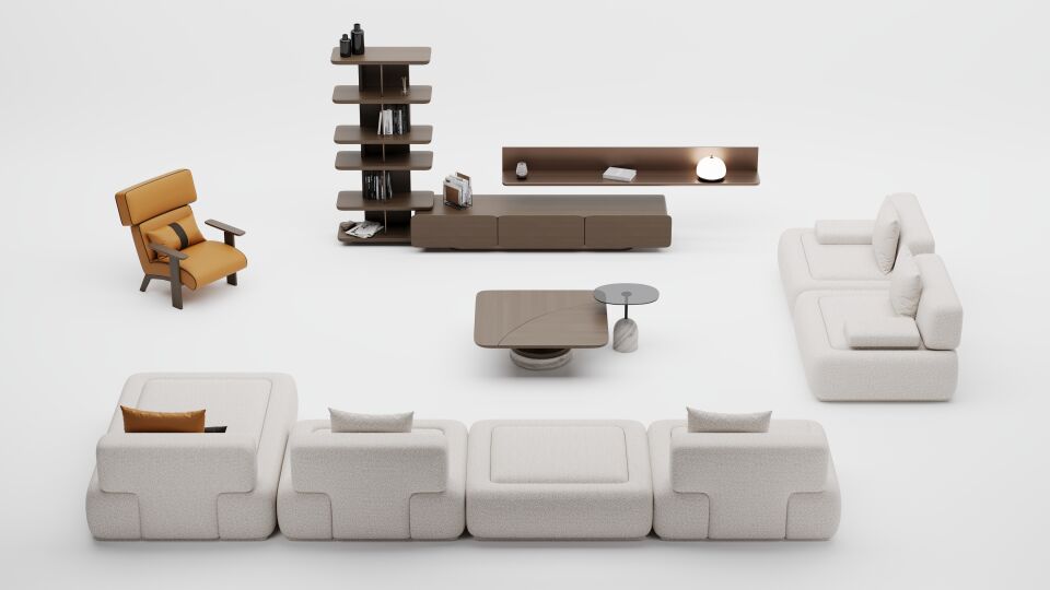 Volo Walnut TV Ünitesi