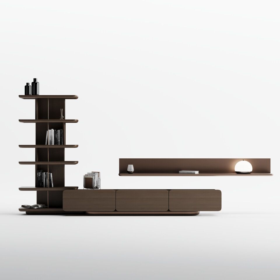 Volo Walnut Ünite Alt  Blok