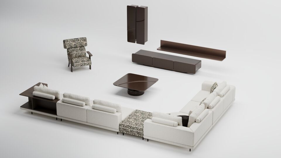 Volo & Como Collection Koltuk Takımı ve Tetri Berjer