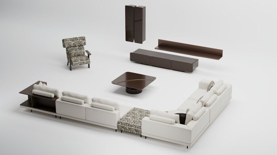 Volo & Como Collection Koltuk Takımı ve Tetri Berjersiz